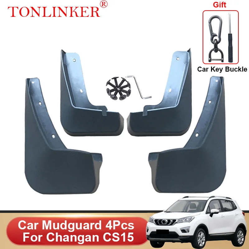 

TONLINKER Car Mudguard For Changan CS15 2016-2018 2019 Mudguards Splash Guards Front Rear Mud Flaps Fender Mudflaps Accessories