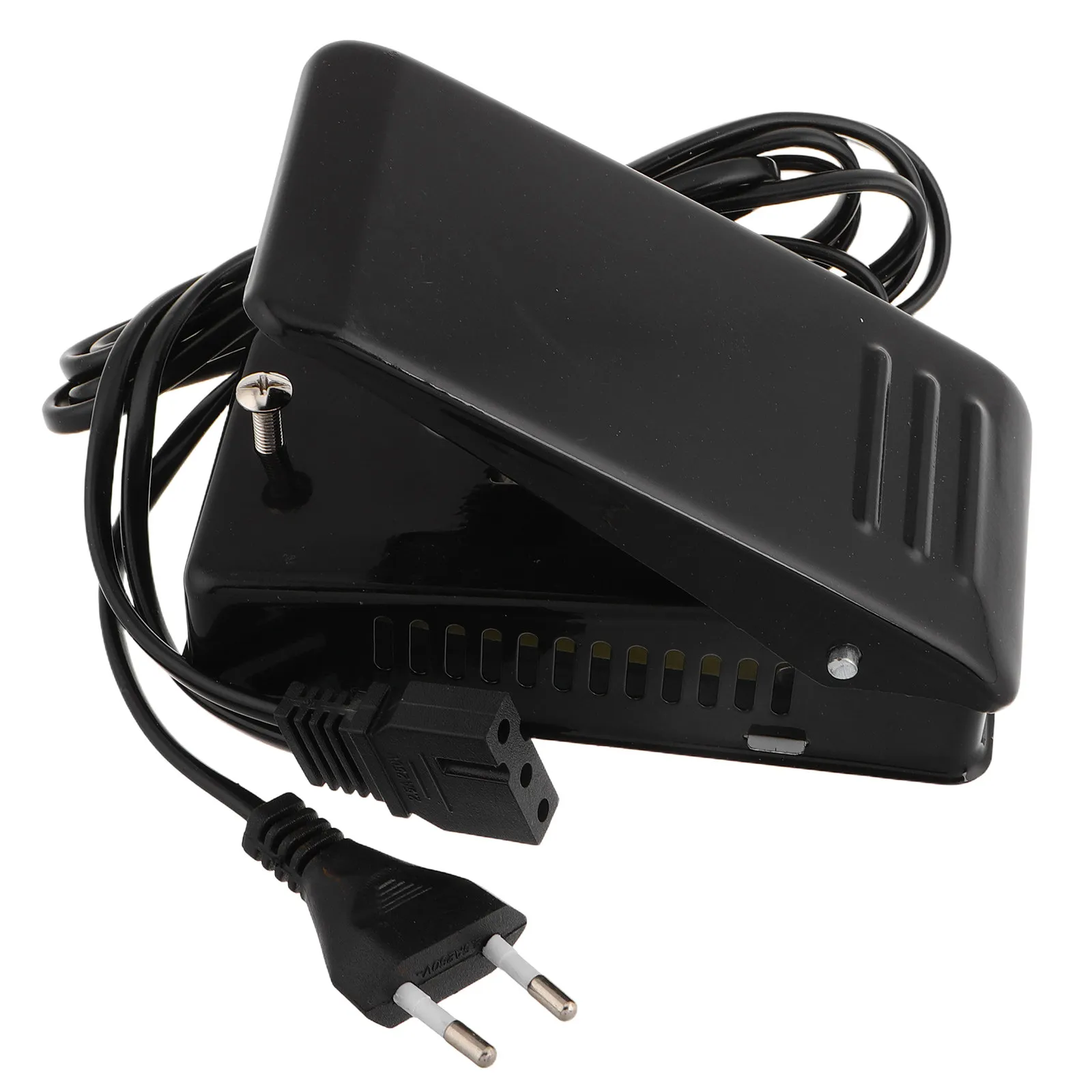 

Black Three Hole Foot Pedal for Sewing Machine Heavy Duty Iron Frame Smooth Operation Quick Setup Improved Sewing Efficiency