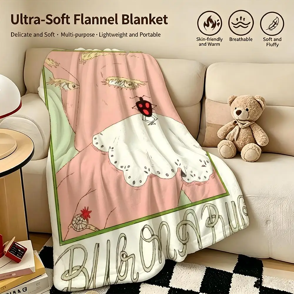 artist S-Simone Goder-r Throw Warm Soft Flannel Blanket, Multi-use for Sofa Bed Camping Travel Nap