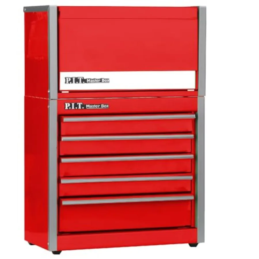 

Mini Steel Tool Box3 Drawer and 5 Drawer Stackable Toolbox with Magnetic Tab Locking Red