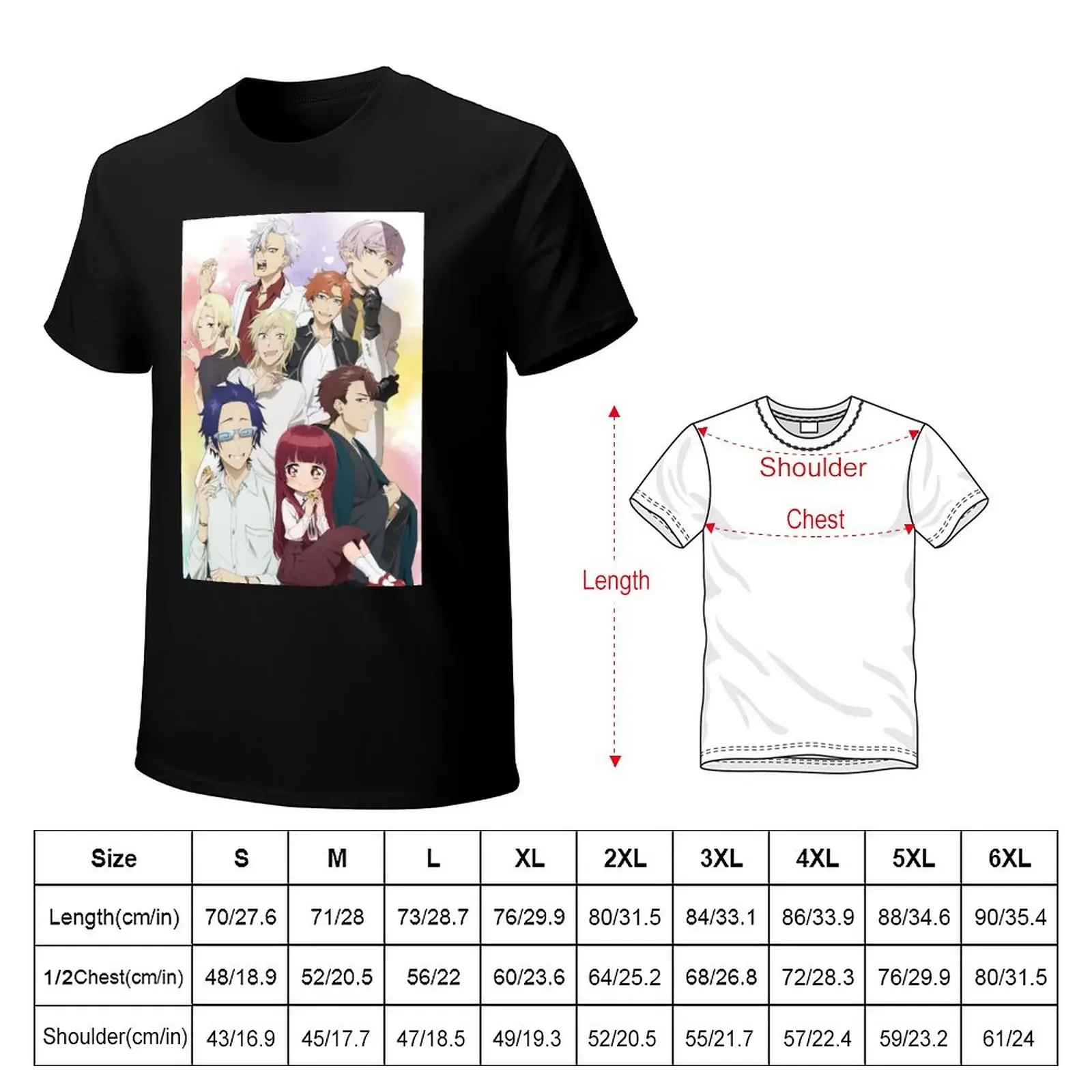 The Yakuza's Guide to Babysitting - All Characters T-Shirt customizeds anime clothes oversized men t shirts