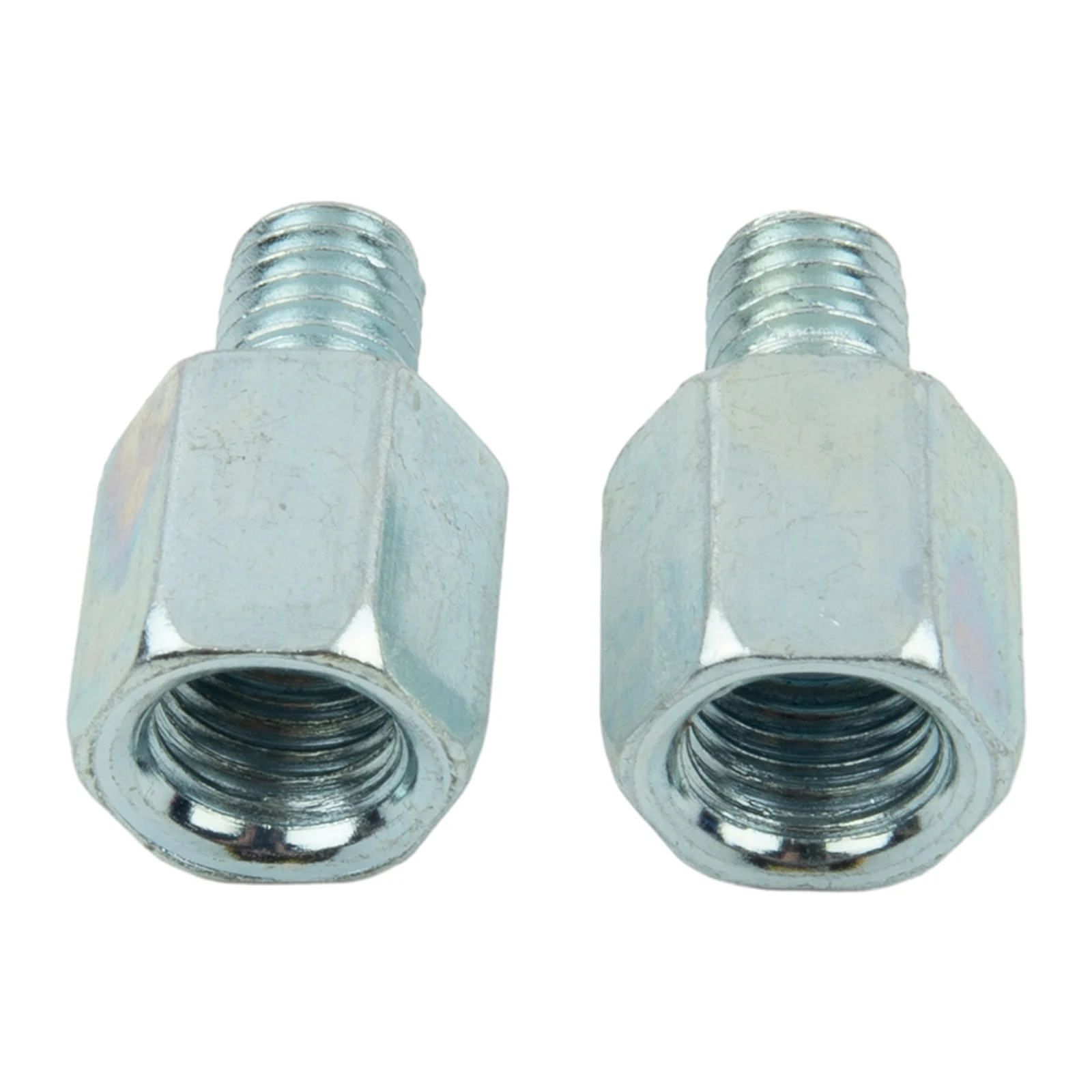 2 Pcs  Mirror Adapters 10mm Female-Clockwise To 8mm Male Clockwise  Motorcycle Scooter Clockwise Threaded