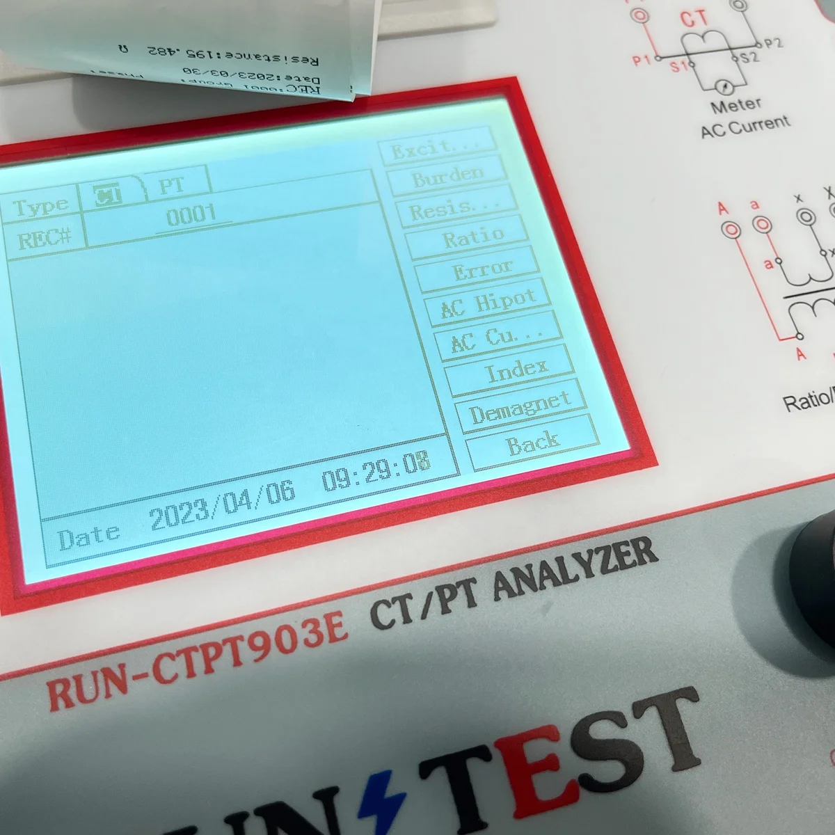 Transformer PT Analyzer Vt/CVT CT Analyzer CT Tester Capacitive Voltage Analyzer