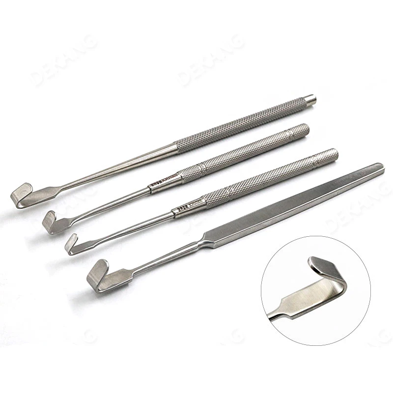 Retractor de párpados, herramientas cosméticas de plástico, instrumentos de párpados dobles, rastrillo, bolsa de ojos