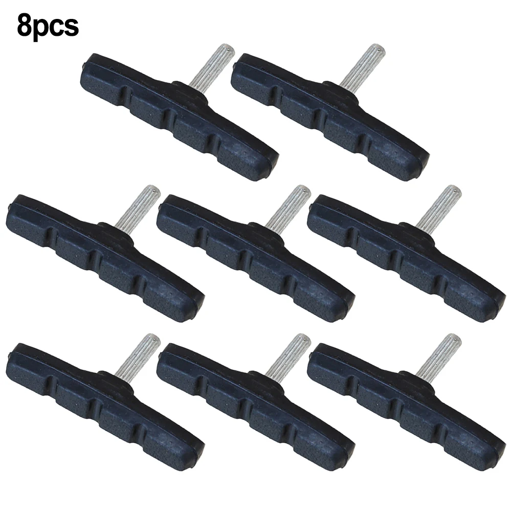 

4/8pcs 70mm Brake Pads Silent Rubber Blocks V-Brake Shoes System Bike Parts Cycling Safety Blocks Mountain Bicycle Accessories