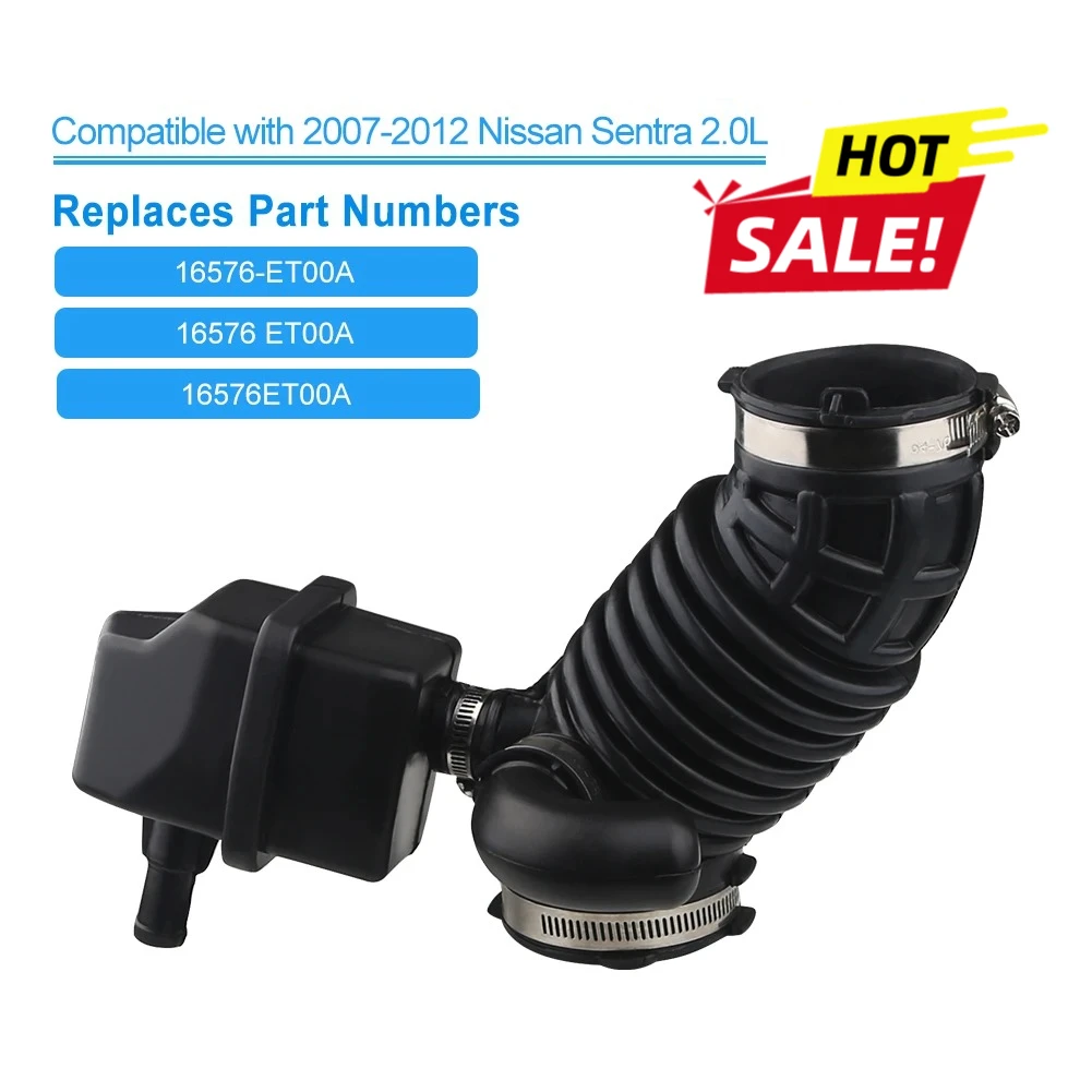 

For Nissan Sentra 2007-2012 Intake Hose 2.0L Nissan Sentra For 16576-ET00A 696-003 Air Intake Boot Duct Replaces