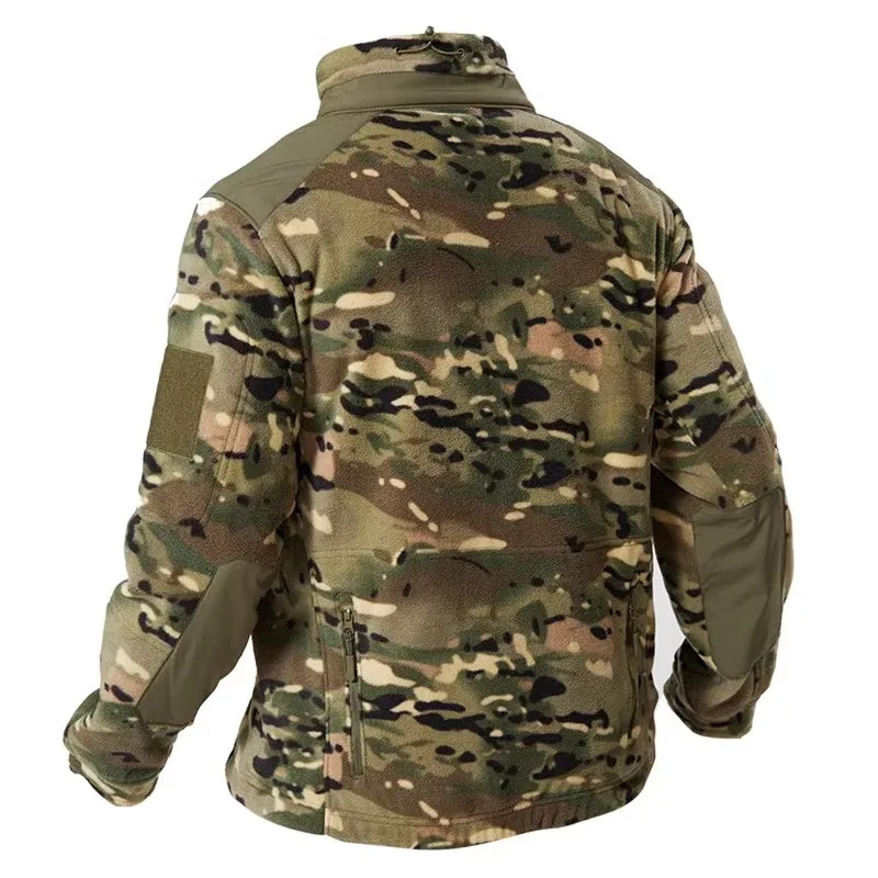 Heavy-Duty Fleece for Airsfot Sports, Mountain Climbing, Hunting Jacket, MC Polyester, 400g Weight, L3, 400g