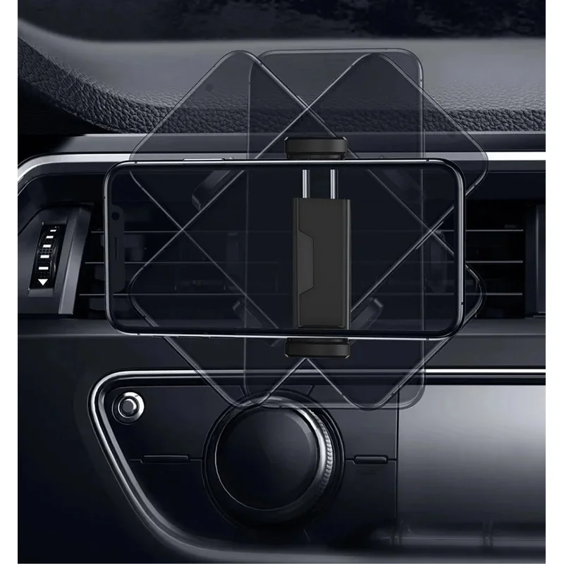 Mini Car Phone Holder For Universal Mobile Phone Holder Stand Car Phone Stand For Car Air Outlet Mount Car Cell Phone Support