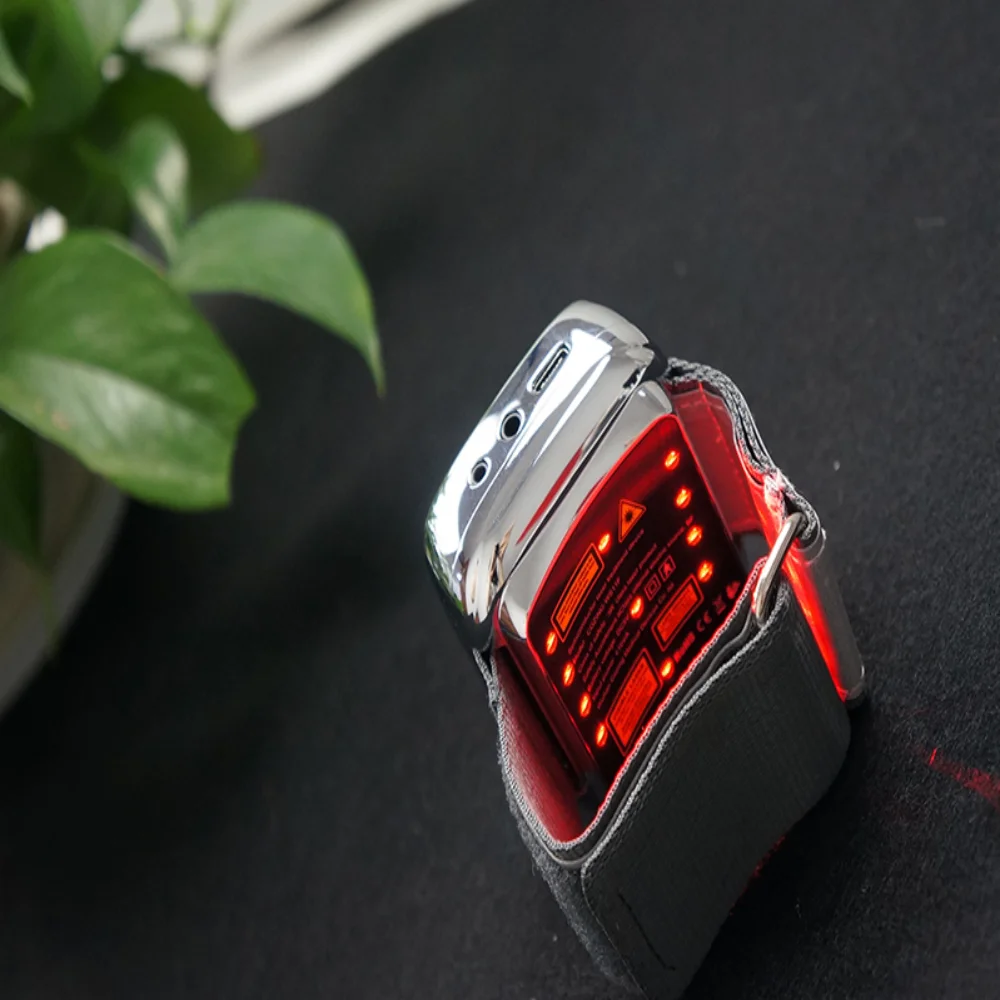 

Laser Physiotherapy Watch Rhinitis Therapy Watch For Hypertension Diabetes Cholesterol Cerebral Thrombosis Red Light Treatment