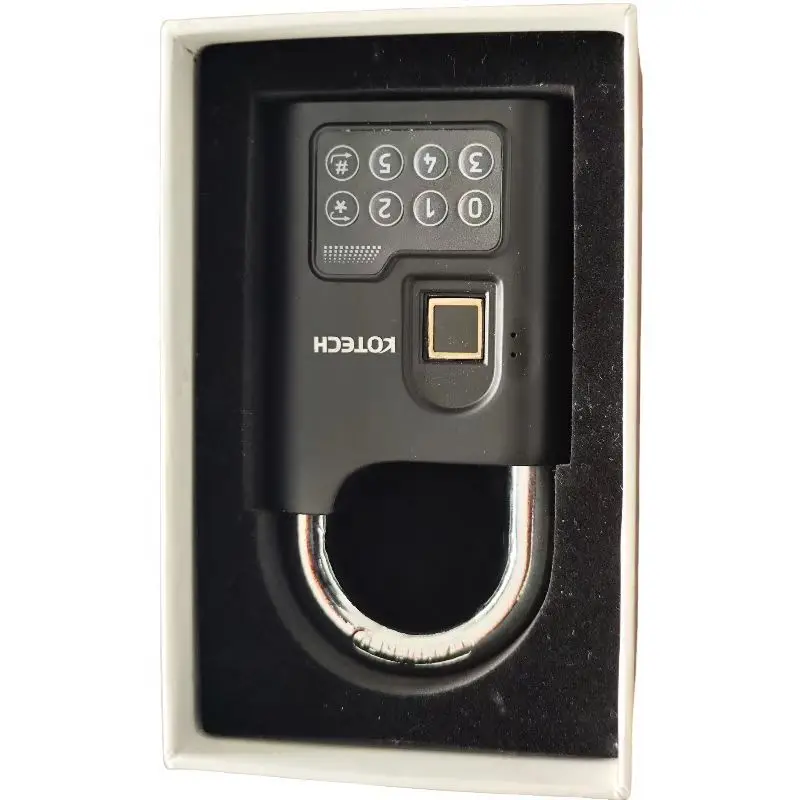 Lucchetto con impronta digitale