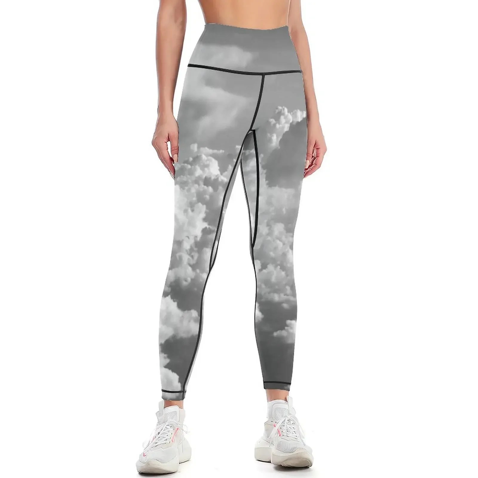 

High in the Sky the Clouds Fly Leggings Sports pants woman Legging sexy woman gym clothing gym top Womens Leggings