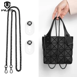 WUTA Metall-Taschenkette, Transformationszubehör für Issey Miyake Unterarm-Crossbody-Ersatz-Handtaschenriemen, Anti-Verschleiß-Schnalle