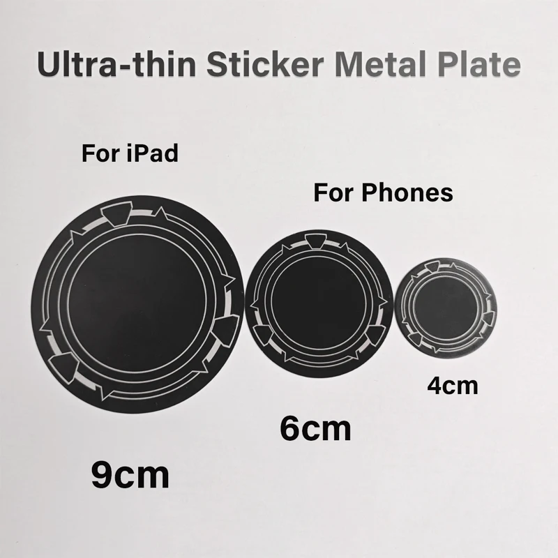 4/6/9cm Handy-Kühlplatte für Magnetische Wärmeleitende Aufkleber zur Wärmeableitung für iPhone Android Spiele-Kühler Erweiterter Kühlbereich – Detail 1