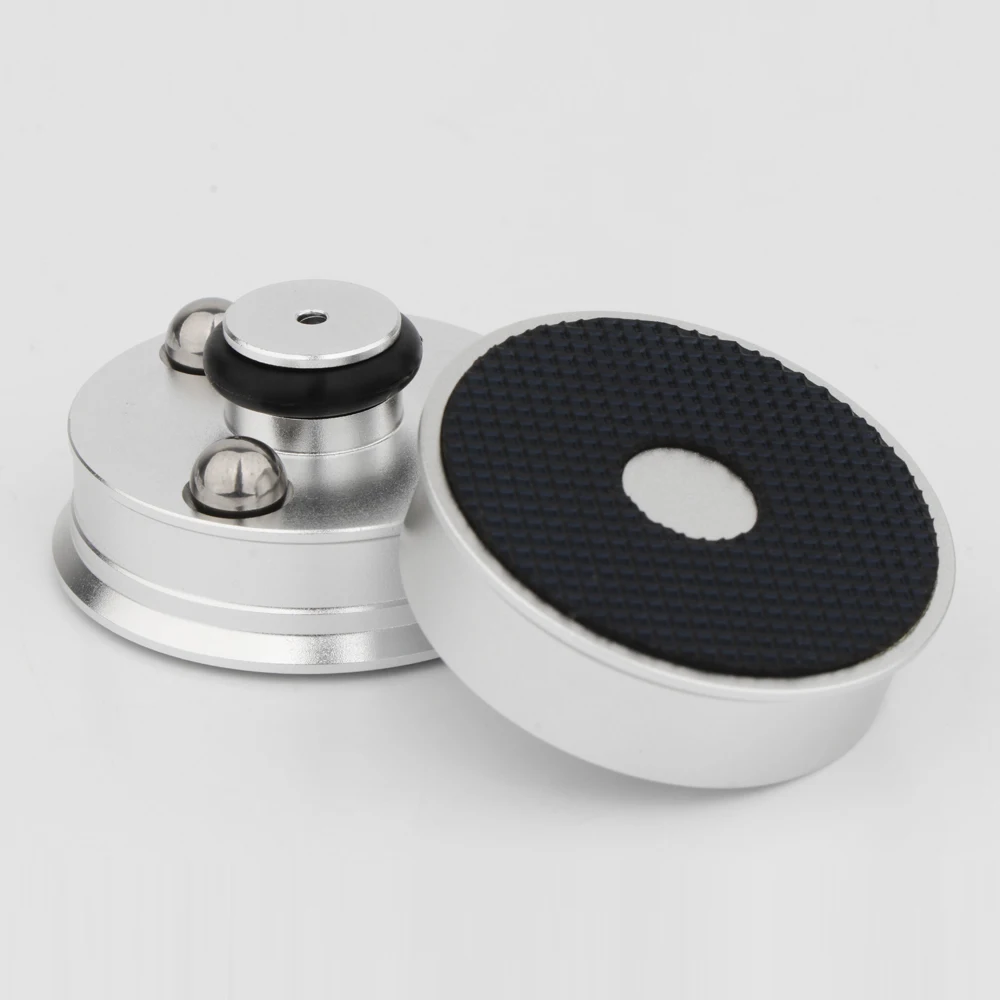 4 Stück HIFI Audio Lautsprecherfüße Chassis Stahlkugeln Anti-Schock Vibrationsdämpfende Lautsprecherfüße Pads Schwingungsdämpfung Ständer Tragkraft 200kg – Detail 8
