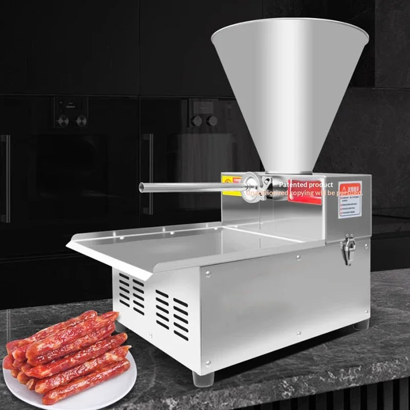 Tabletop Fully Automatic Stainless Steel Sausage Stuffer Home Commercial