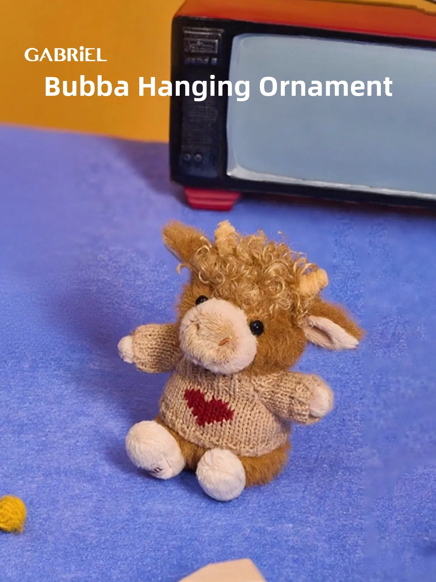 

Новая подвесная плюшевая игрушка Gabriel: Кукла-корова из искусственного меха, компаньон для сна, подарок для друзей, универсальный возраст, без привязки к возрасту и полу, тканевая игрушка