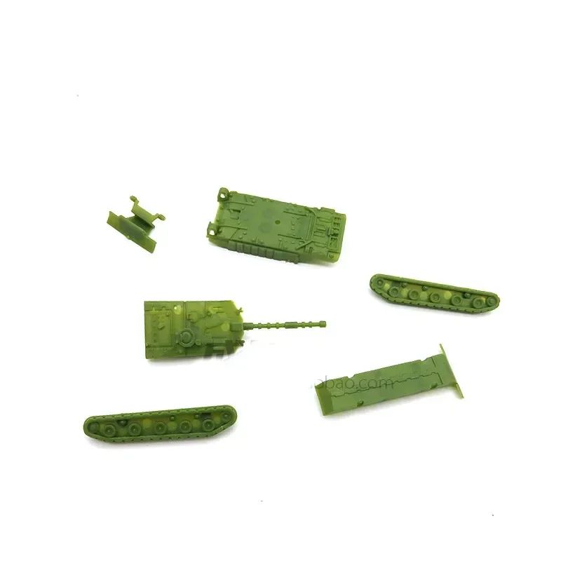 1pcs Mini Tank Fighter Plastic Assemble Model Building Kits Children Toy for Sand Table Game