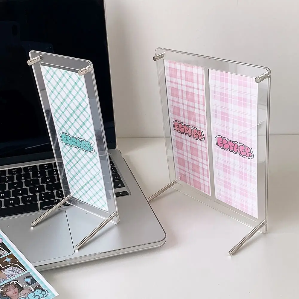 High Quality Acrylic Photocard Stand Clear DIY Frame Photo Protector Holder Picture Frame Life Four Cut