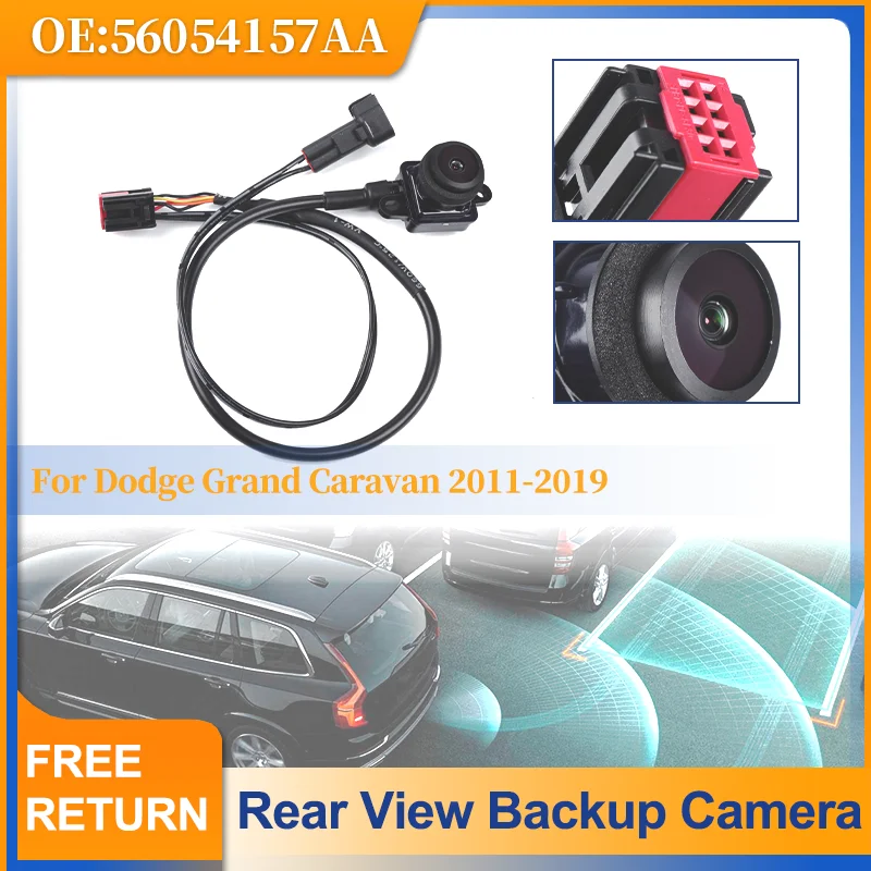 Caméra de recul compatible avec Chrysler Town & Country Ram C/V Dodge Grand Caravan OE # 56054157AD 56054157AE