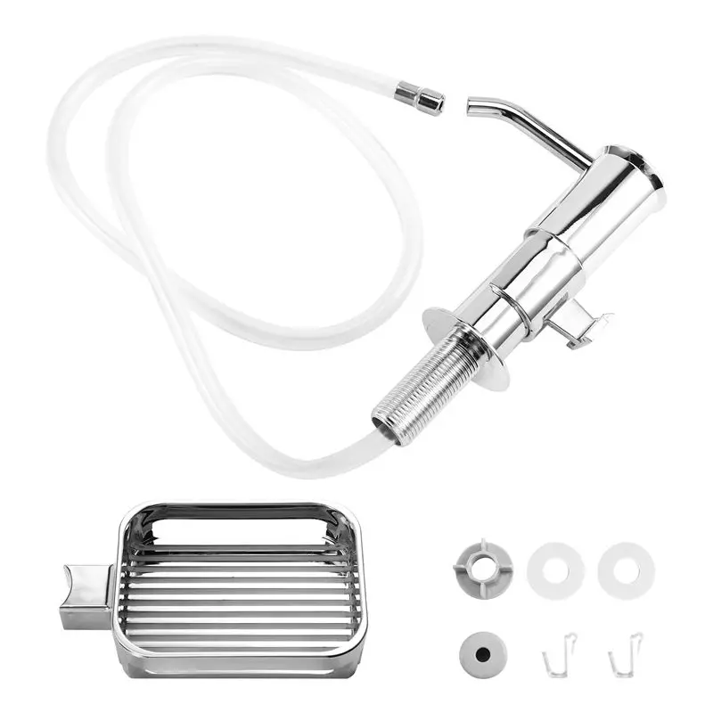 [NEW!A47U】 Soap Dispenser For Kitchen Sink With Built-In Pump, Sponge Holder& Extension Tube Kit For Under Counter Installation