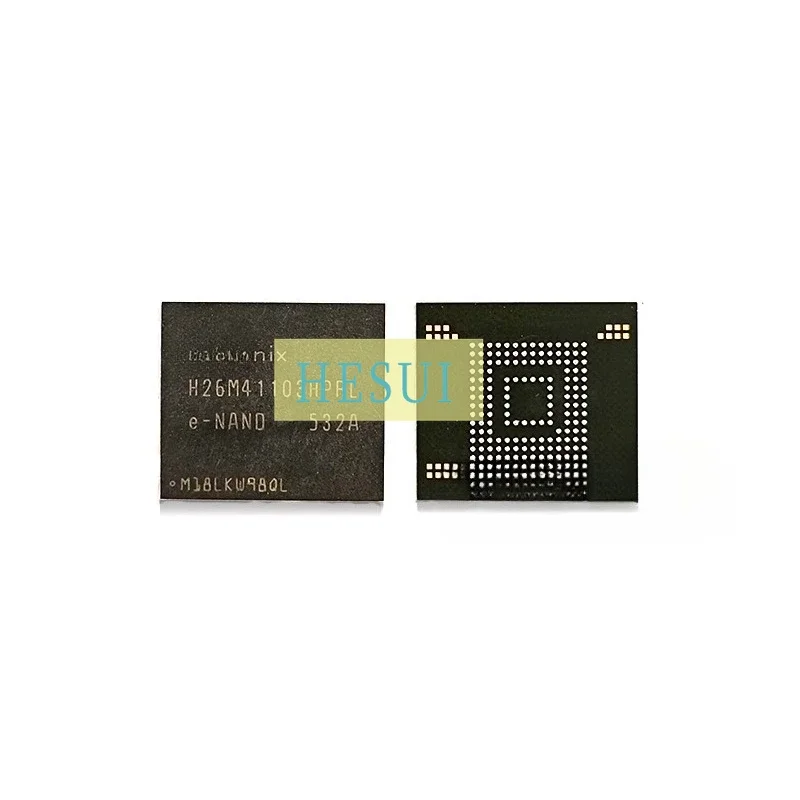 Used&Not NEW&Send after Measure H26M41103HPRL Caudal vertebra HPRL V5.0eMMC Flash memory chip, storage font IC