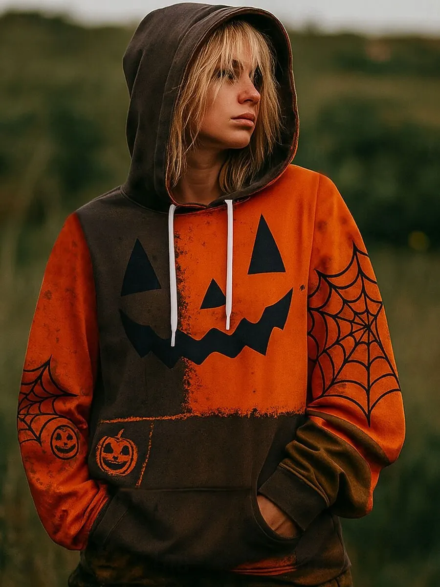 

Fashion Halloween Hoodies For Women 3D Printed Creative Design Long Sleeve Sweatshirts Autumn Winter Comfortable Casual Clothing