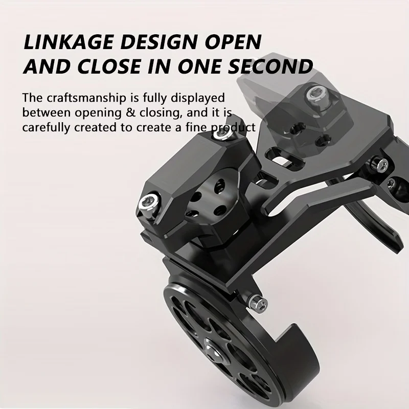 Portavasos plegable para motocicleta, manillar giratorio, soporte para vasos de agua, soporte Universal para bebidas, accesorios para motocicleta, 1 Uds.