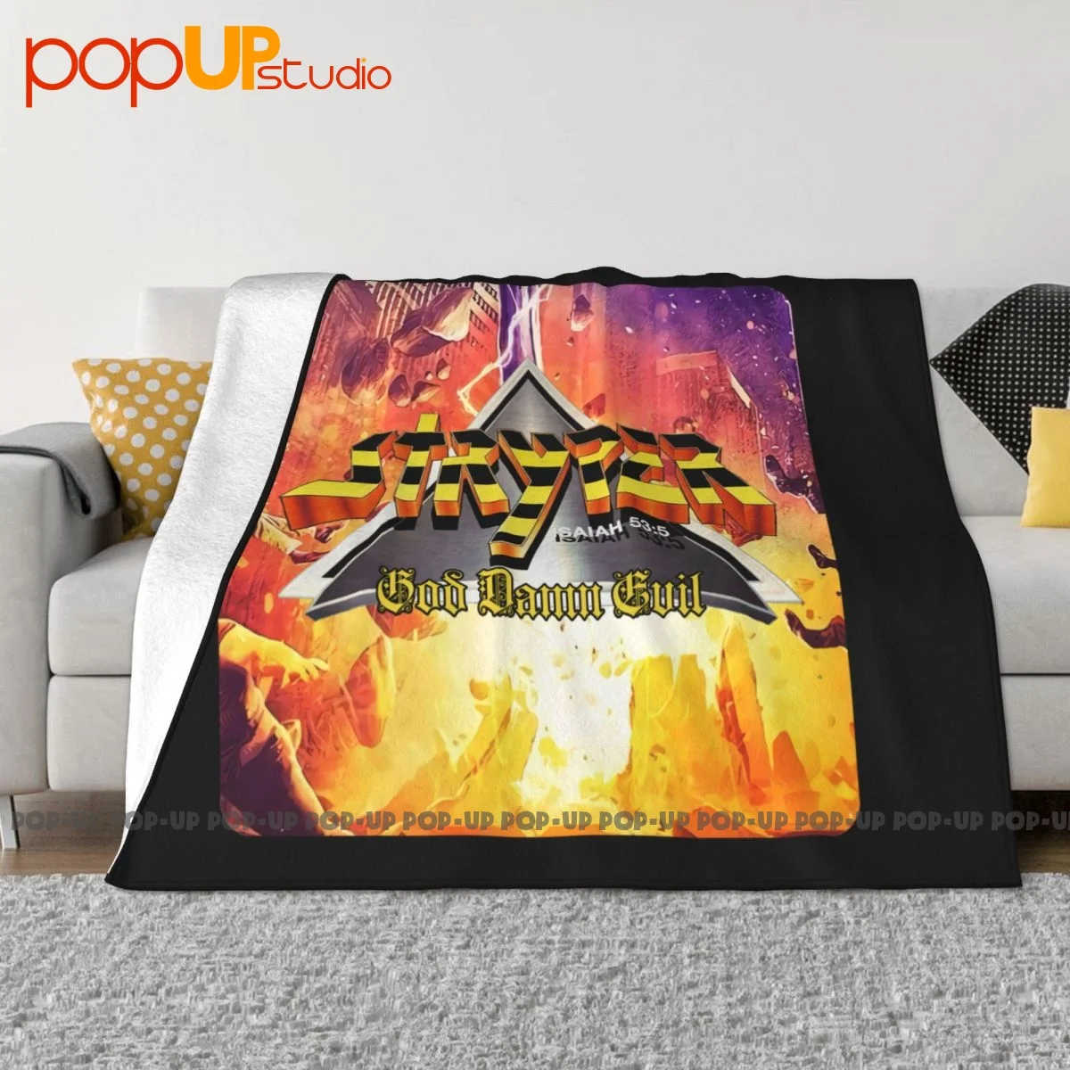 Stryper God Damn Evil 2018 Tour Blanket Fashion New Style Sofa Dedicated