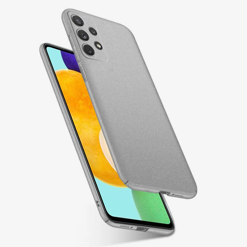 Ultradünne, matte Sandstein-Schutzhülle für Samsung Galaxy A17 A55 A54 A53 S26 S25 S22 S23 S24 Ultra Plus, stoßfeste Hartschalen-PC-Hülle