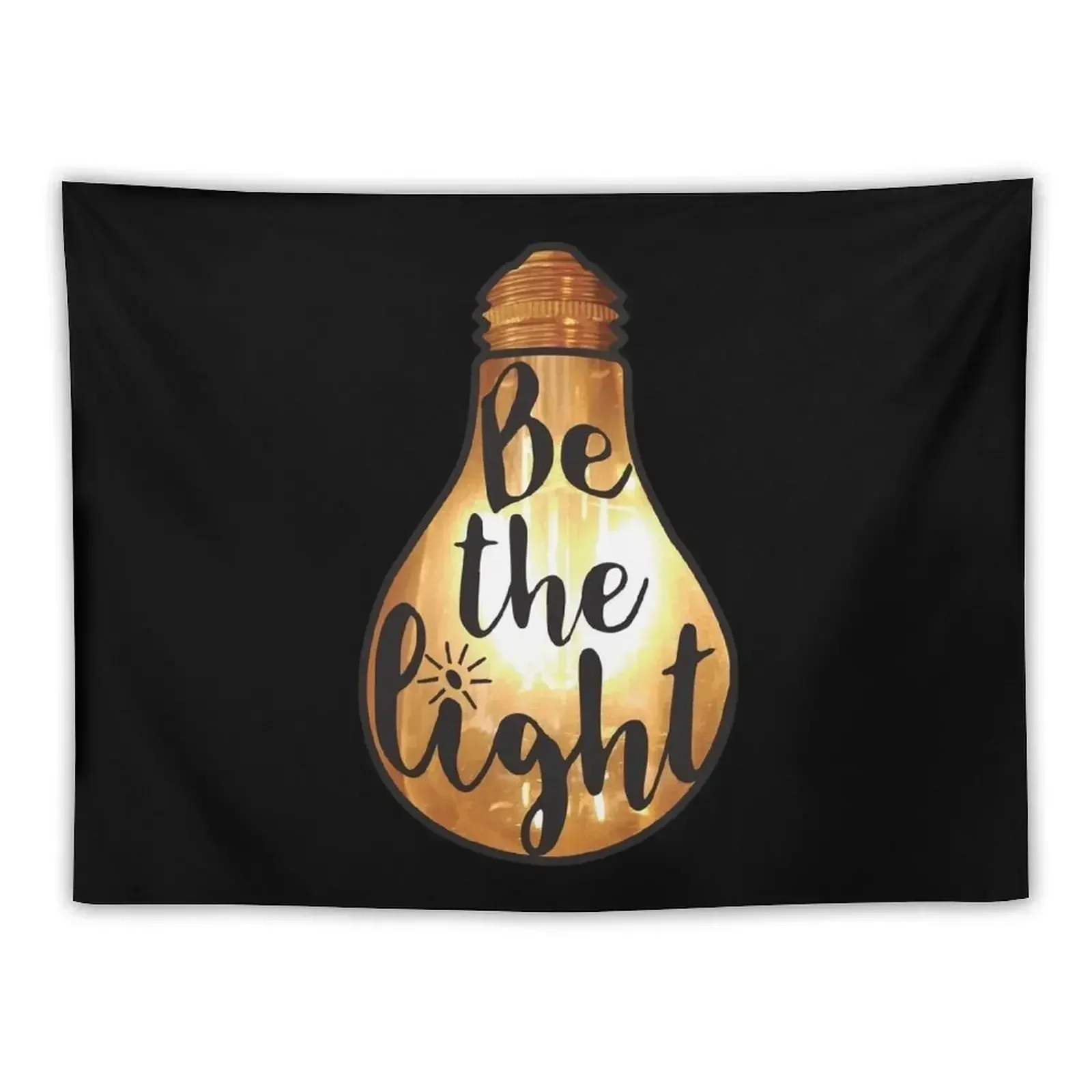 

Christian Quote - Be The Light Tapestry Anime Decor Funny Home Decorations Tapestry