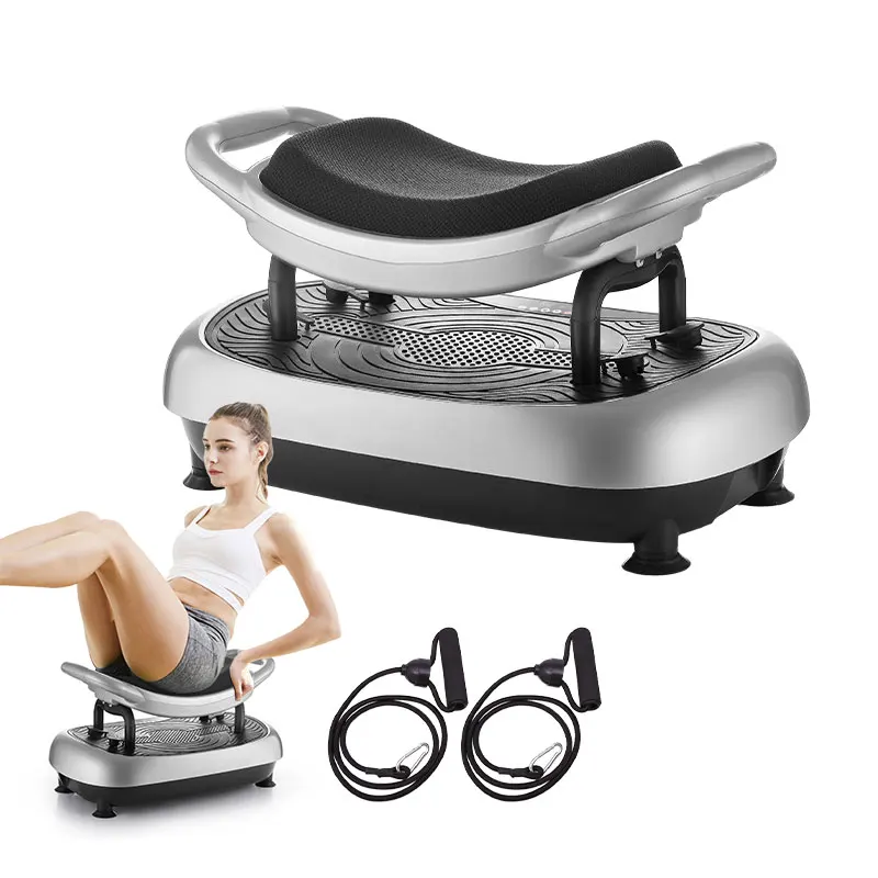 Exercise Vibration Plate Machine Whole Body Workout Fitness Platform Multifunction Vibration Massager Machine