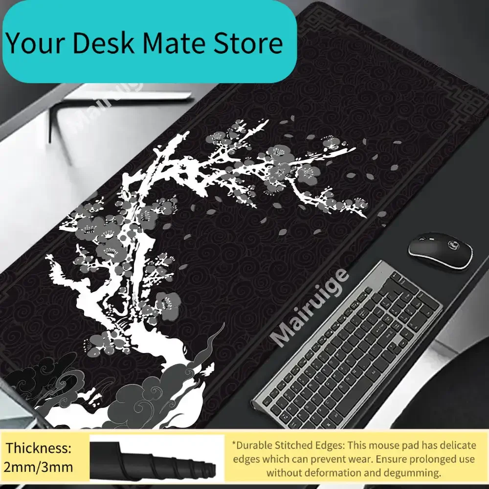 

Cherry Blossom scenery mouse pad game washable rubber plus long table mat non-slip home office decorative computer accessorie
