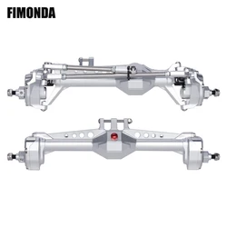 Obróbka CNC Aluminiowa przednia i tylna oś portalowa o wysokiej wytrzymałości Kompletny zestaw do części osiowych 1/10 RC Crawler Vanquish VS4-10