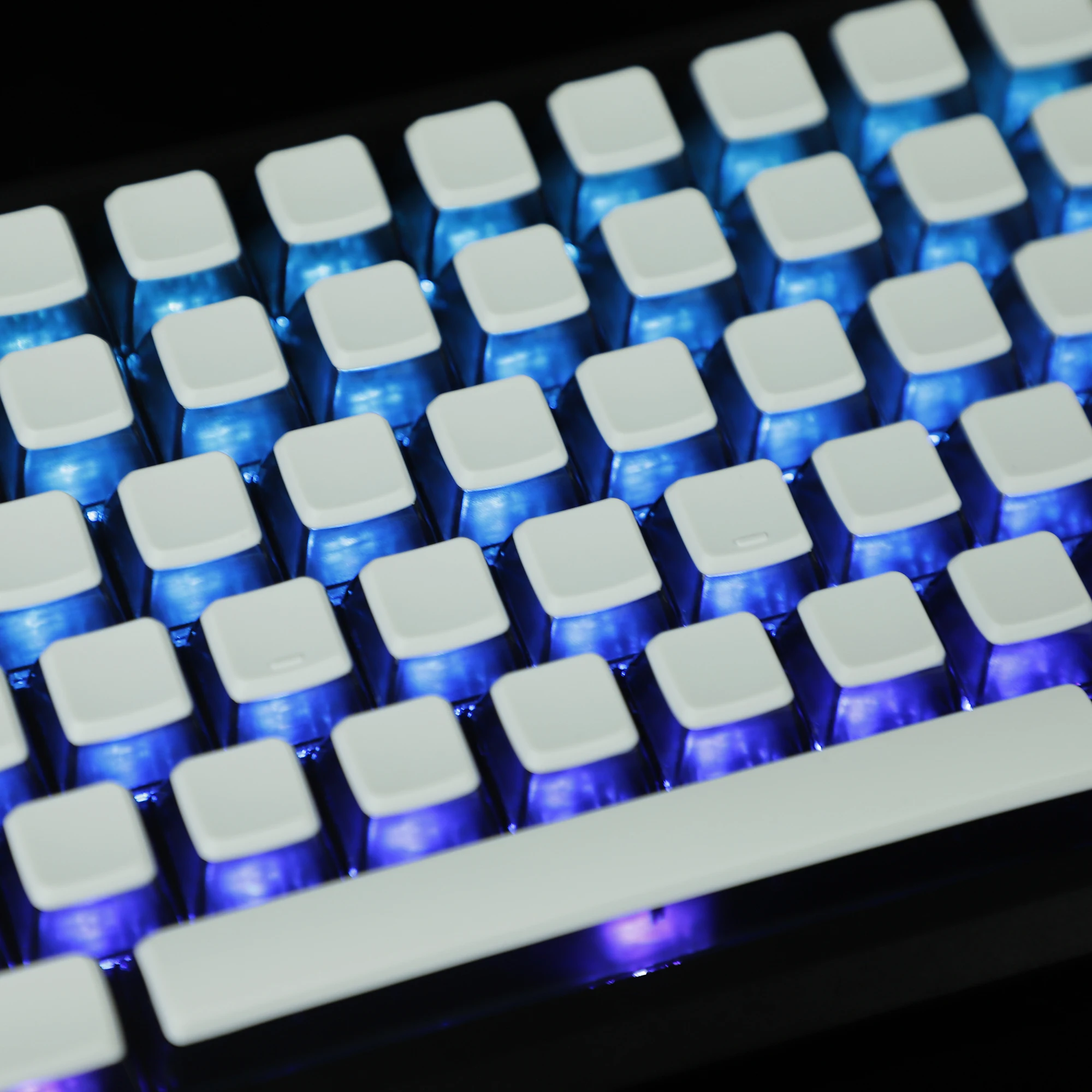 Pudding retroilluminato 116 tasti ASA Profile Blank Smoky PBT Keycaps per 104 96 87 84 68 MX tastiera meccanica