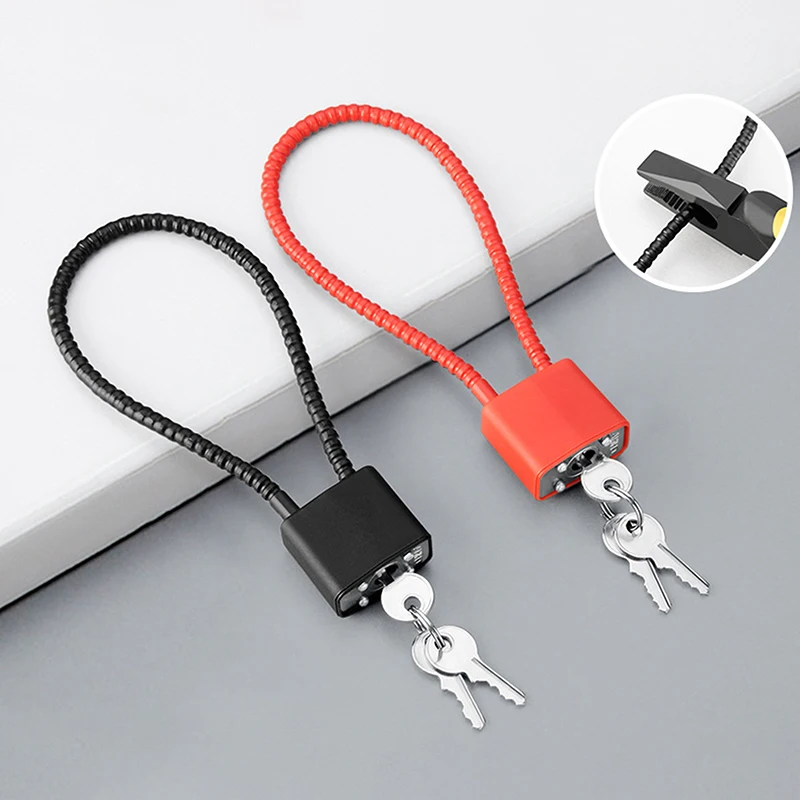 Steel Wire Padlock Cabinet Lock,with Key Anti-theft Lock,Dormitory Cabinet Luggage Lock Helmet Lock