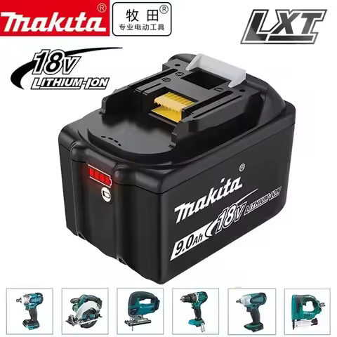 100% Genuine Makita Battery 18V 6Ah 9Ah Rechargeable battery, Replacing Makita BL1830 BL1840 BL1850 BL1860B, power tool battery