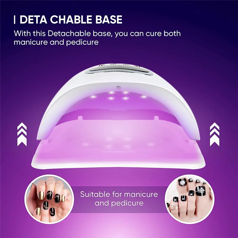 ABRS-UV LED مجفف الأظافر آلة أظافر لعلاج هلام البولندية مصباح الأظافر مع الاستشعار الاتحاد الأوروبي التوصيل