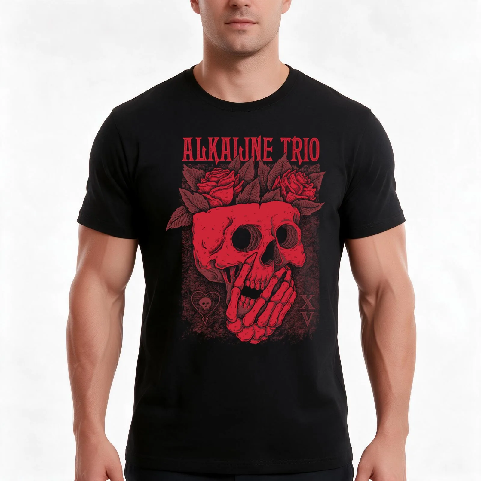 Alkaline Trio T-Shirt Summer Casual Cotton Tee Oversized Streetwear Tops Vintage Graphic Print Loose Fit Short Sleeve