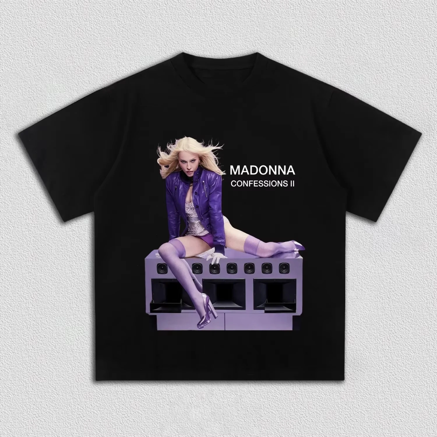 2026 Madonna Album Confessions II Graphic Printed Cotton T-shirt Summer Fashion Loose Short Sleeve Casual Tops Tees Unisex