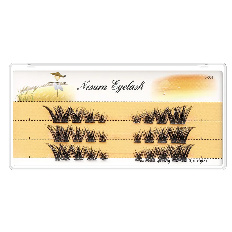 Grafting World Fox Style False Eyelashes Fly Diagonally With Segmented Light European And American Natural Thick Fox Eyelashes