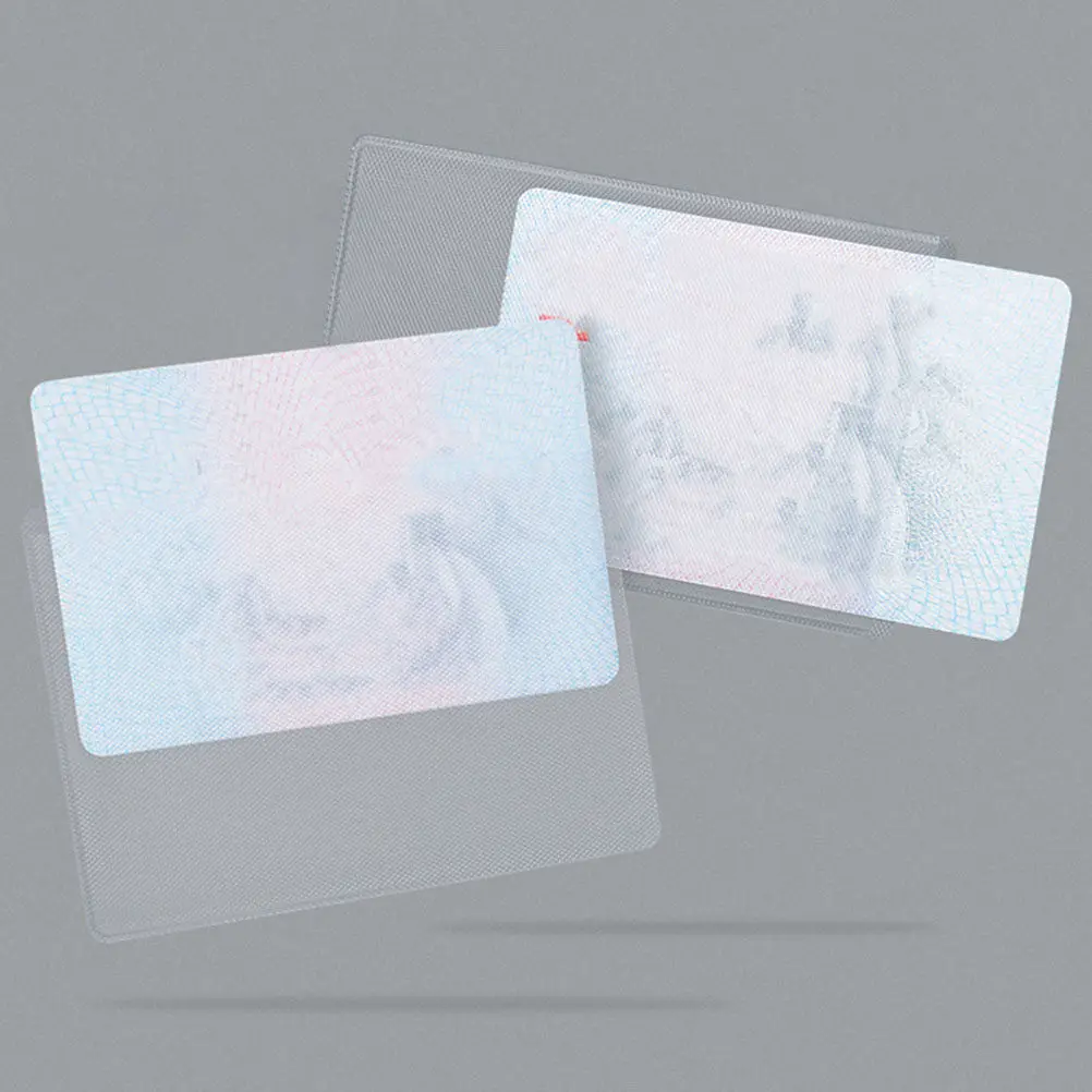 100Pcs Card Protector Sleeves Clear Frosted Protective Cover Multi-Functional Bank Id Credit Business Card Holder Storage Sleeve