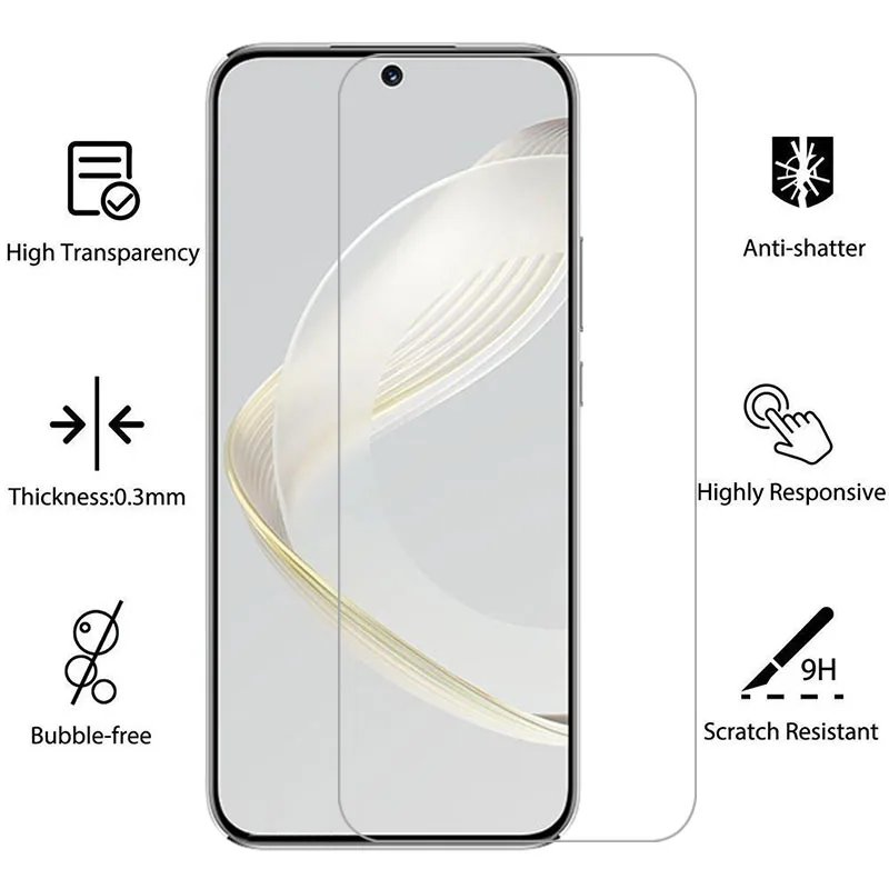 custodia del telefono per huawei nova 11 vetro temperato su nova11 5g cover posteriore 360 huaweinova11 huwei hawei huawe huawi hauwei 11case cas