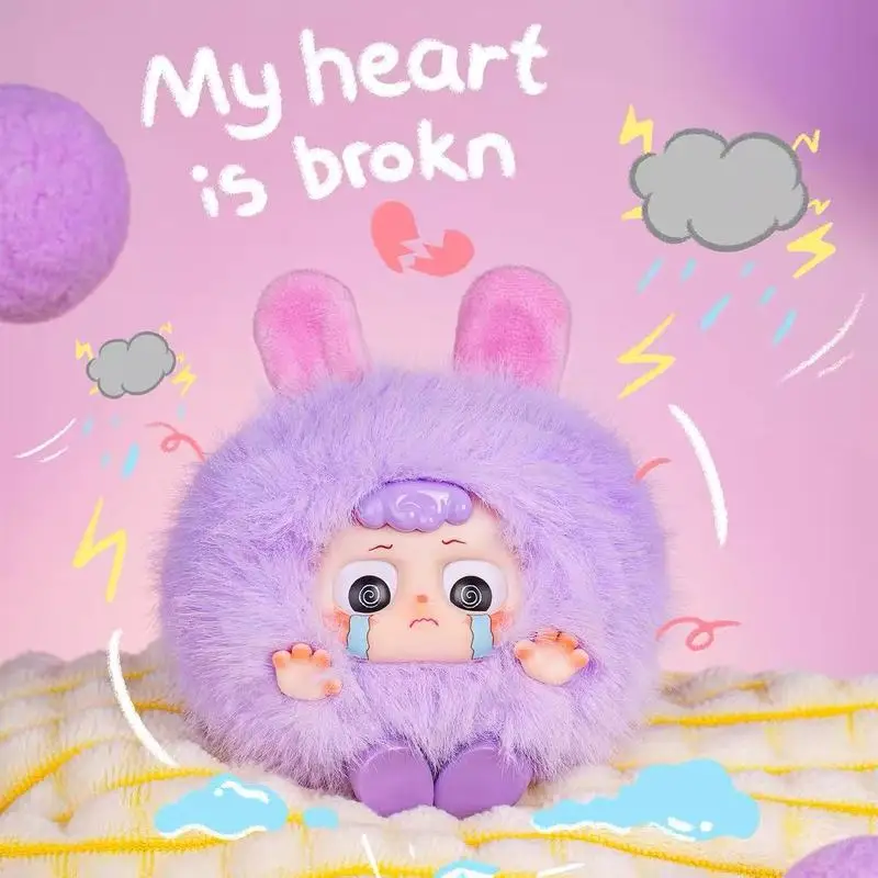 الأصلي Heyme لطيف شبح أفخم صندوق أعمى دمية المفاتيح قلادة هدية للفتيات جمع نموذج الشكل لطيف هدية عيد ميلاد