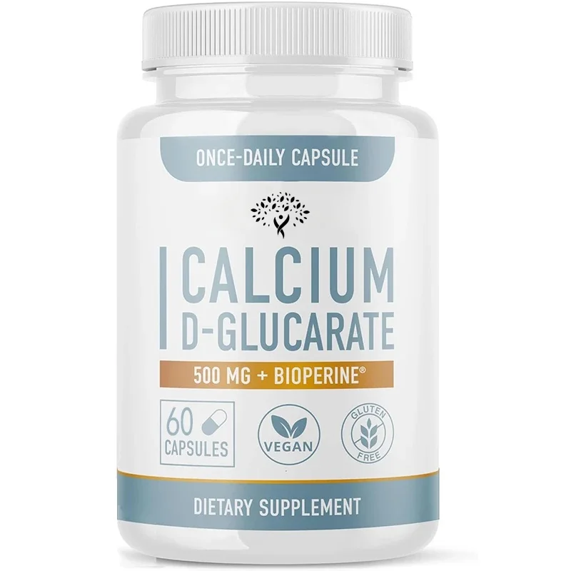 D-calcium Gluconate, Used For Liver Detoxification And Cleansing || Non Gmo, Calcium Gluconate -60 Capsules