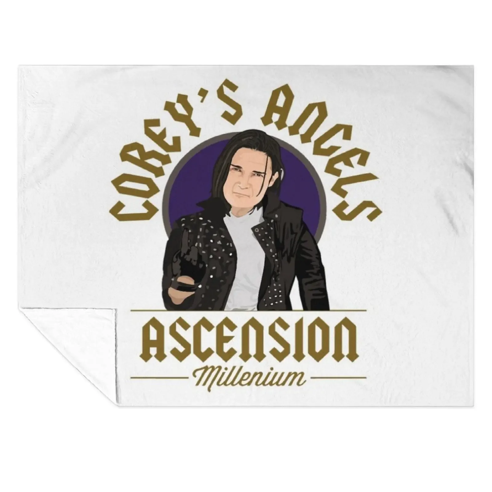 

Corey Feldman Classic Throw Blanket Personalized Gift Summer Winter beds Hairys Blankets