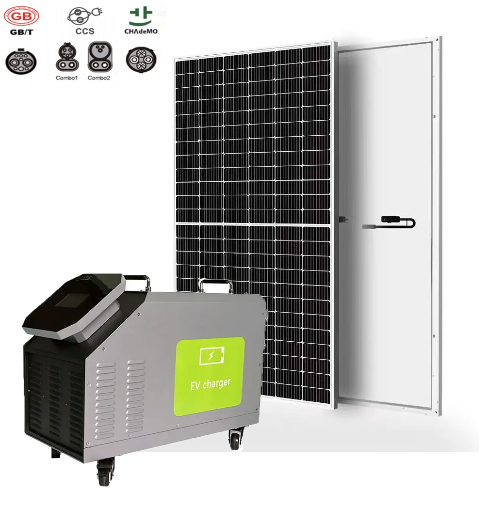 Factory Direct Sale GBT DC 7KW 10KW 15KW 30KW GBT Solar EV Charger Portable Ev Charger Level 3 Ev Charging Stations