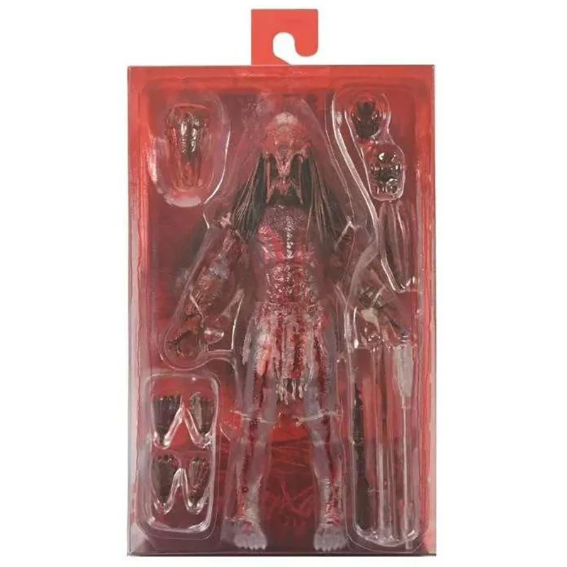 NECA 51727 The Predator Action Figure Anime Bear Blood Feral Prey Figuras Toys Manga 7-Inch PVC Model Gift for Kids Original