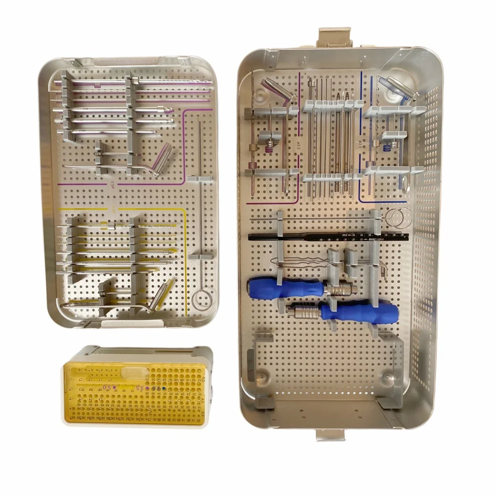 Veterinary Orthopedic Surgical Instrument Kit Headless Cannulated Screw Set 3.0 3.5 4.0 Stainless Steel