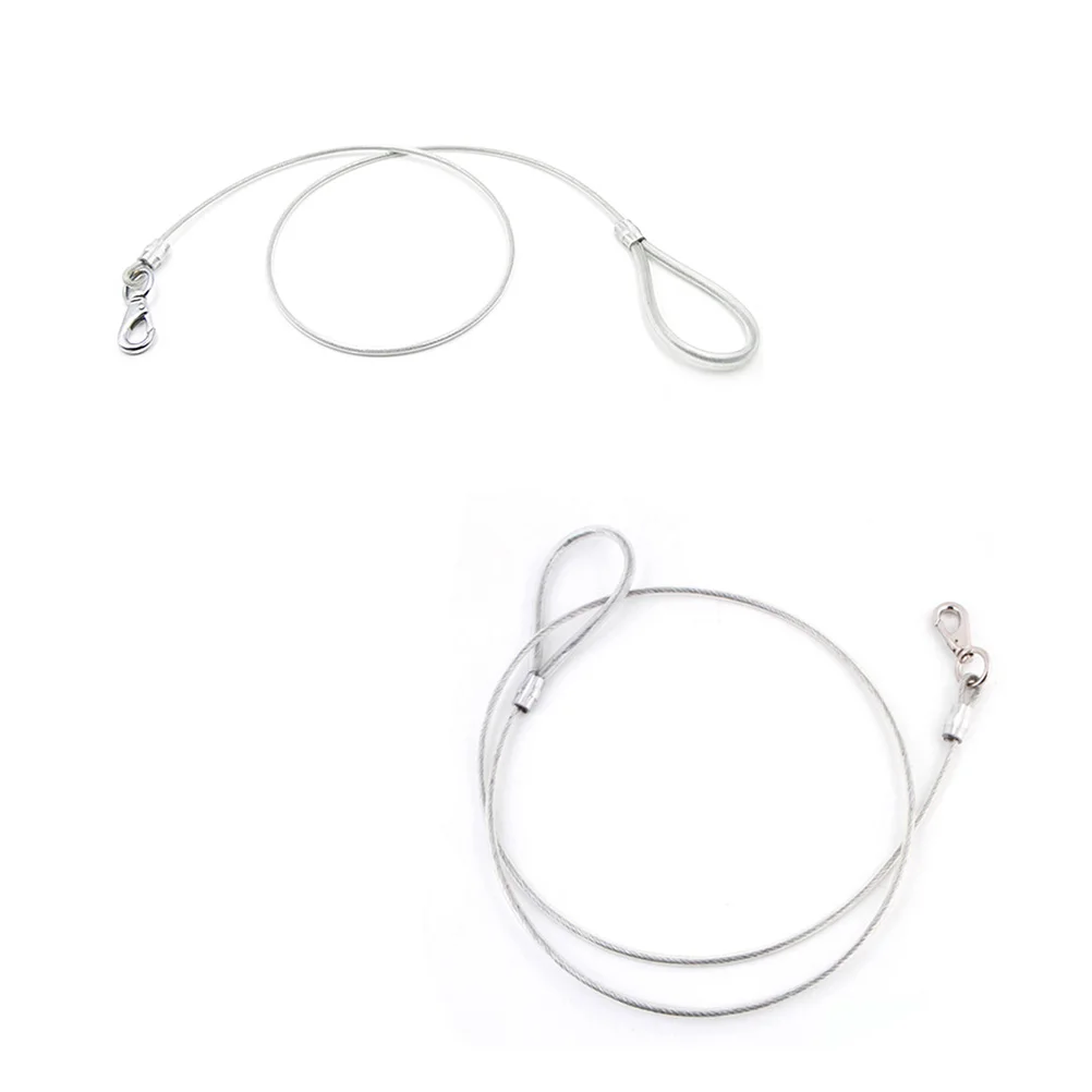 

Dog Leash Pet Leash Heavy Duty Large Breed White Training Lead Chew Proof Stink Proof Easy Water Resistant Transparent