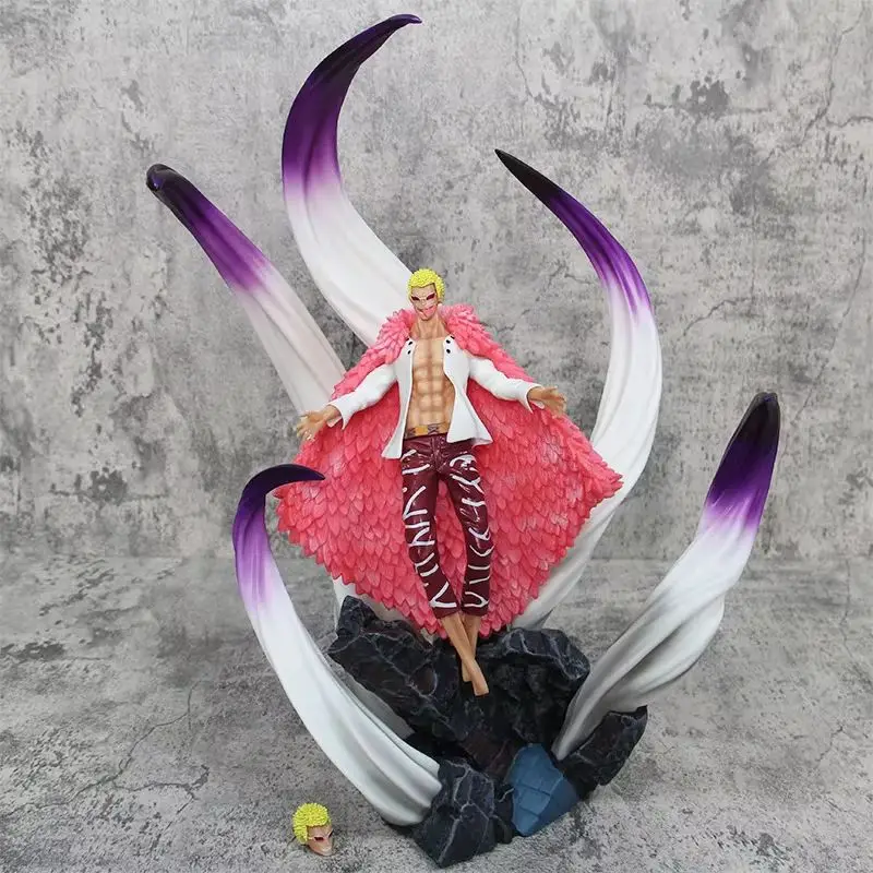 

ONE PIECE Anime Figure Oka Shichibukai Donquixote Doflamingo Oversized Statue Peripherals Action Figure Birthday Gift Toys Kids